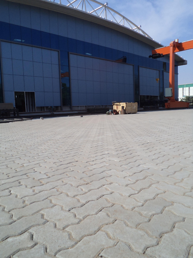 Eta Paving by VYARA for industrial driveway