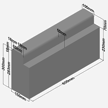 L Profiled Kerbs