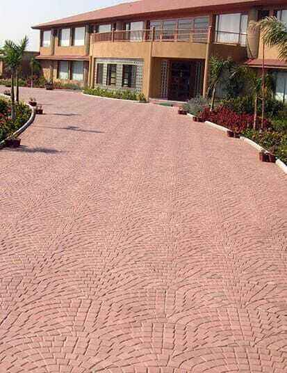 vyara pavers and cobbles at saumya plotting scheme project